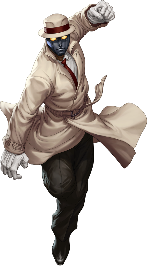 Mysterious Detective Anime Character PNG
