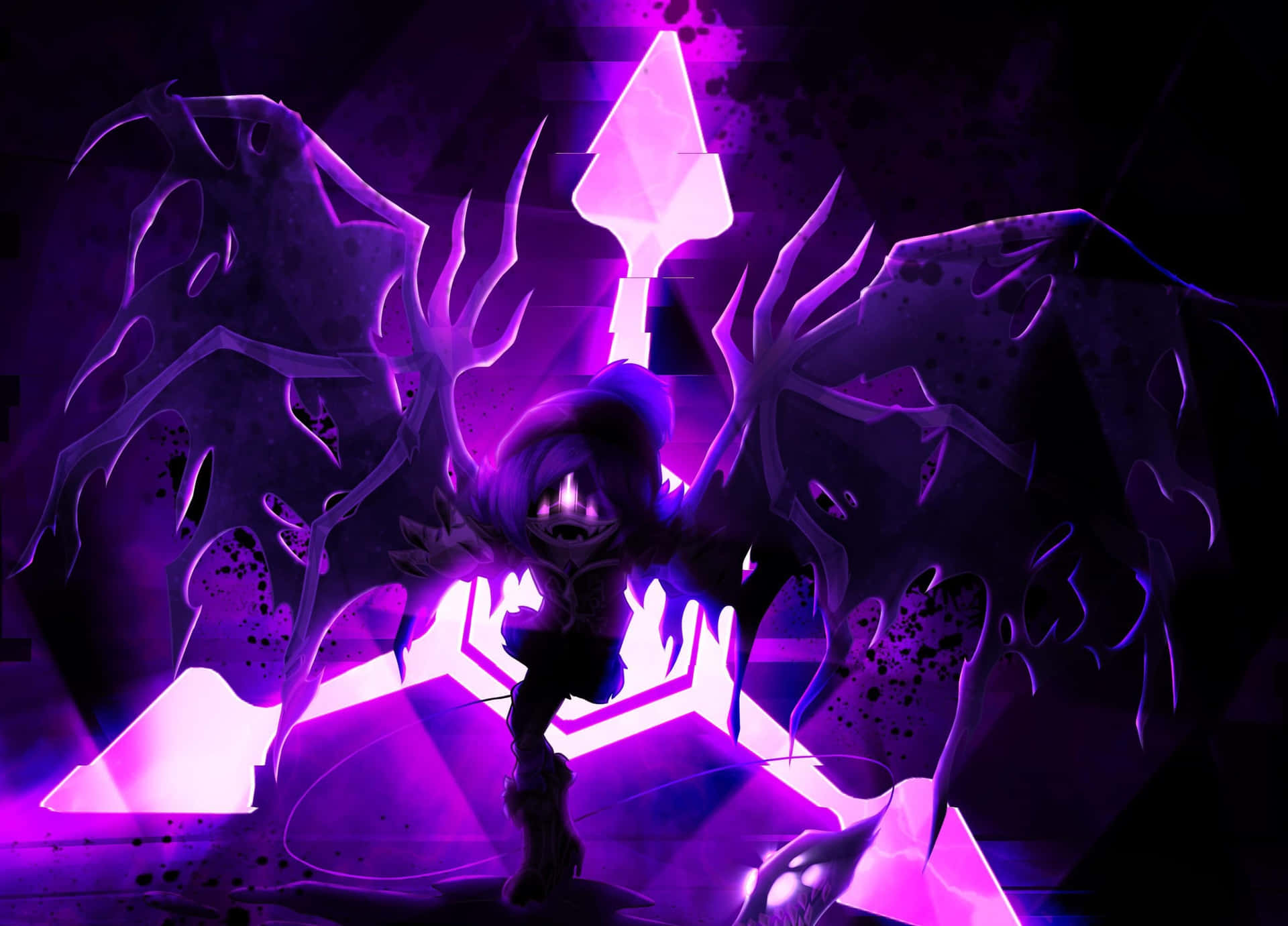 Mysterious_ Figure_ Amidst_ Purple_ Haze Wallpaper