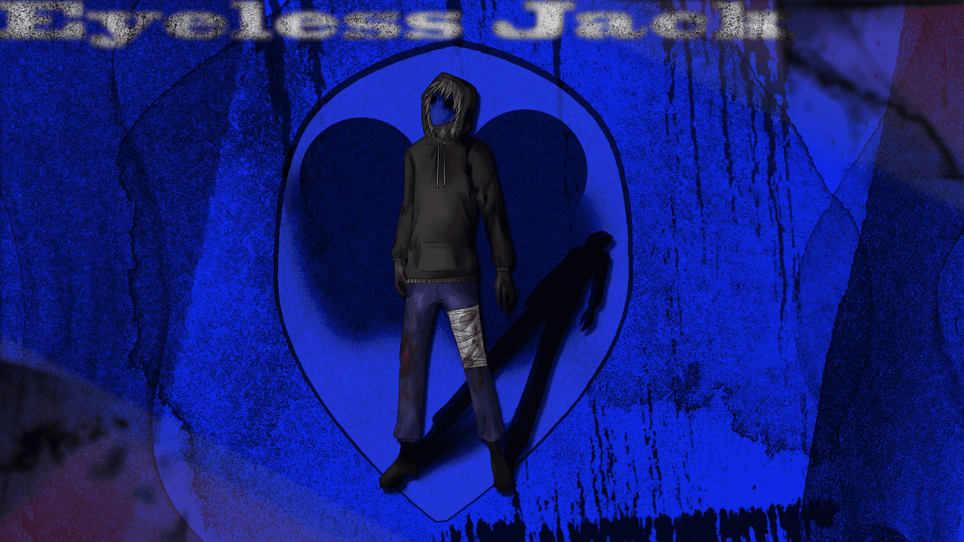 Mysterious Figure In Darkness - Eyeless Jack Illustration