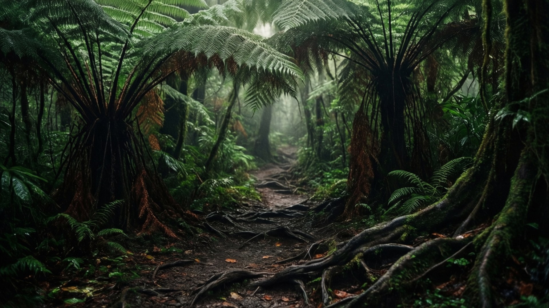 Sentiero Misterioso nella Foresta Sfondi