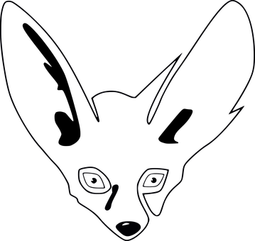 Mysterious Foxin Darkness PNG