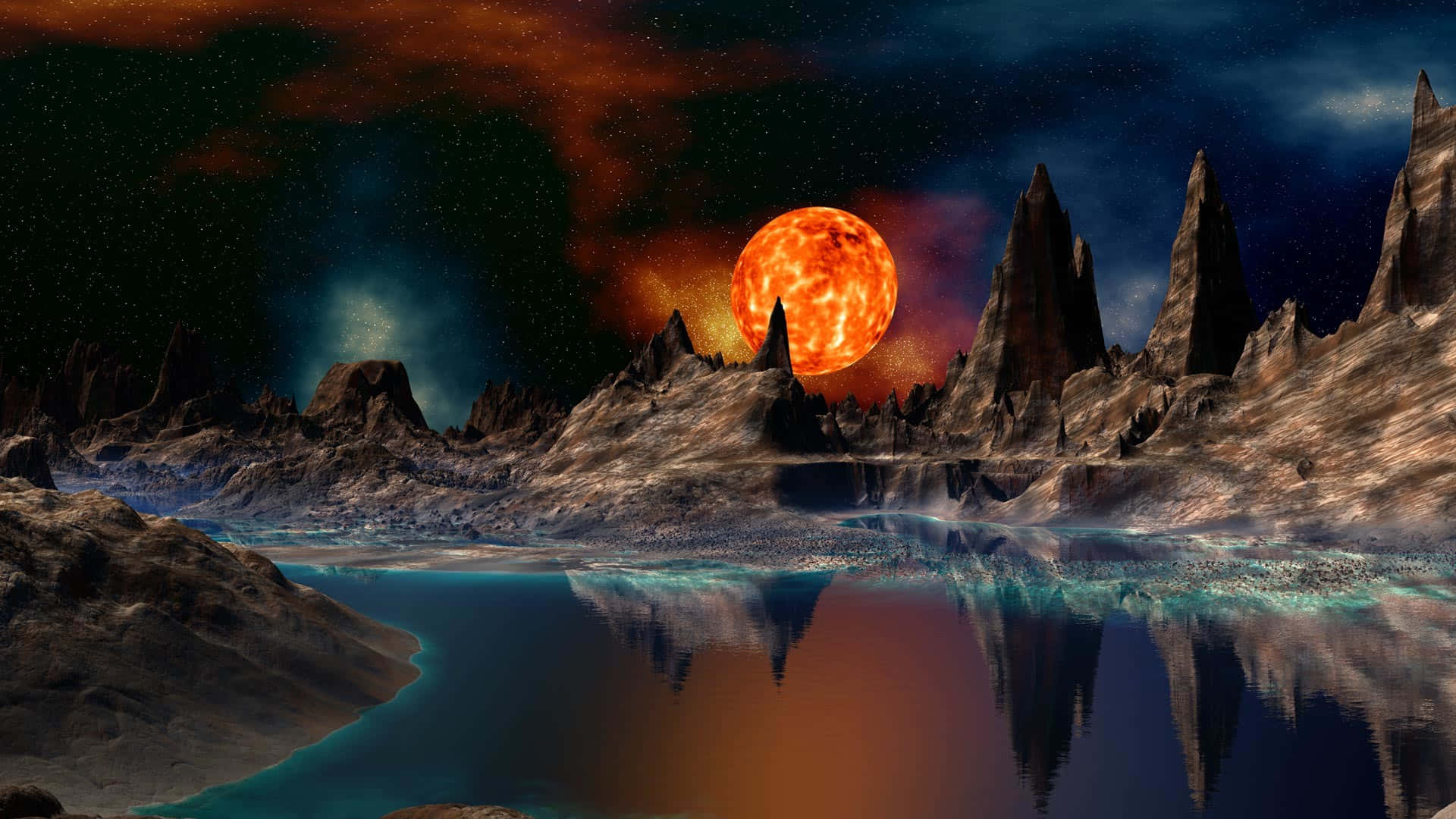 Mysterious Galactic Voyage Wallpaper