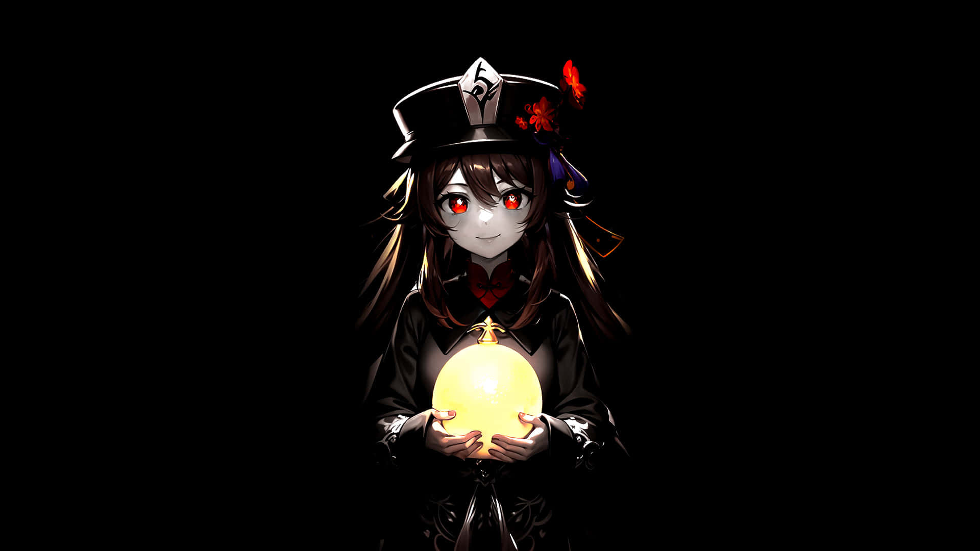 Mysterious_ Genshin_ Character_ Holding_ Orb Wallpaper