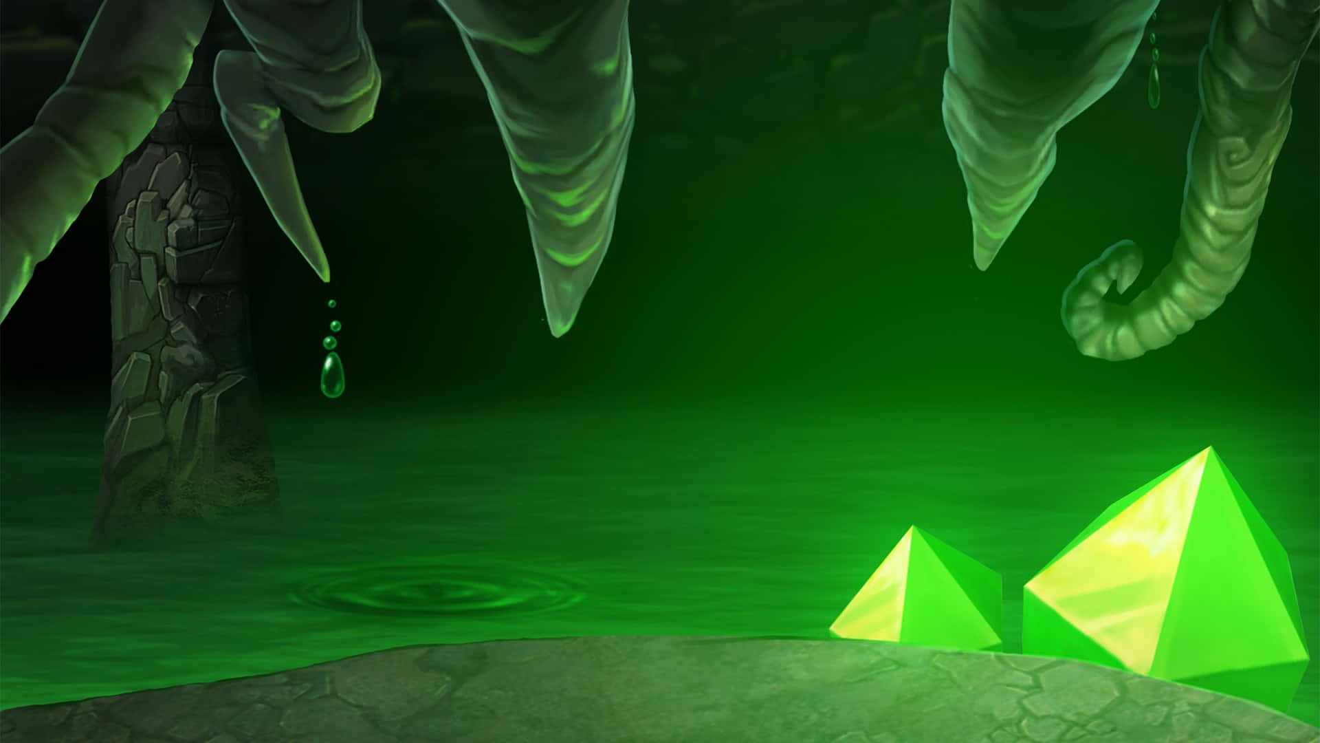 Mysterious Green Cave My Singing Monsters Wallpaper