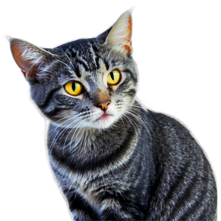 Mysterious Grey Cat Png Fuf29 PNG