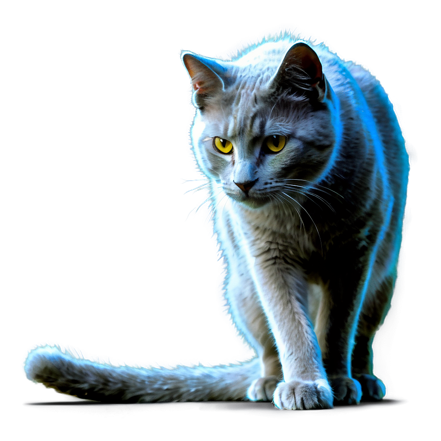 Mysterious Grey Cat Png Kpf PNG