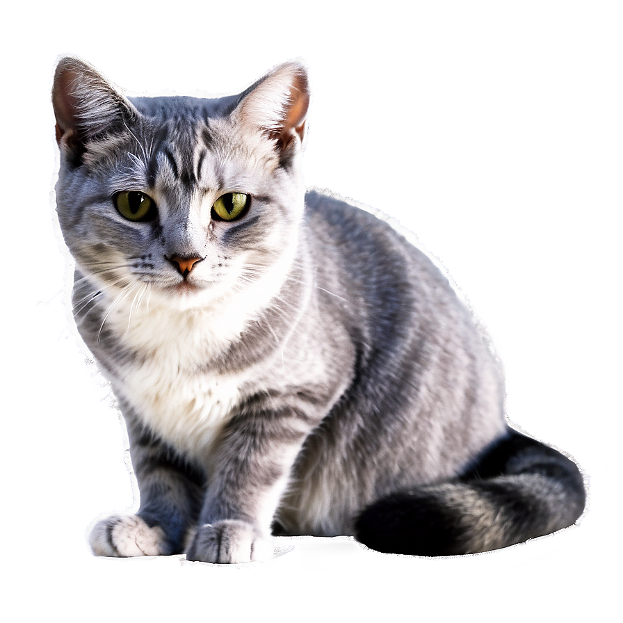 Mysterious Grey Cat Png Yas PNG