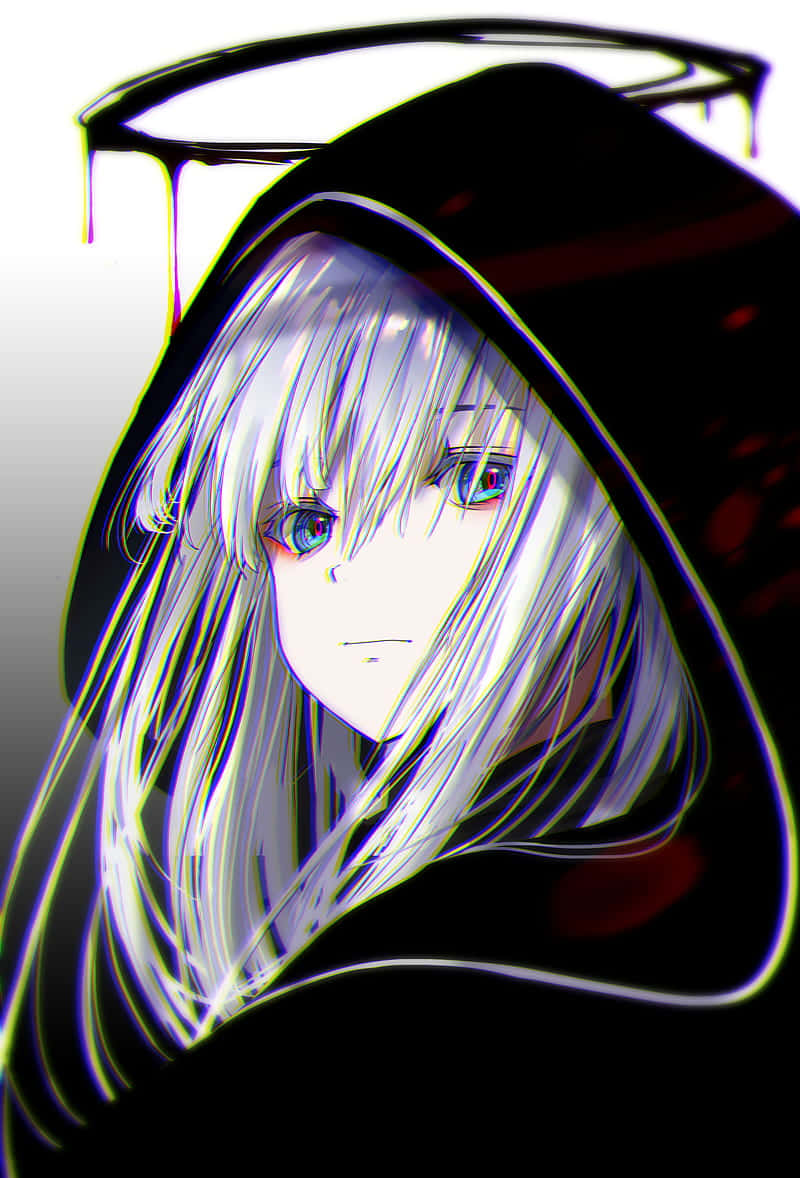 Mysterious Hooded Anime Character Pfp Wallpaper