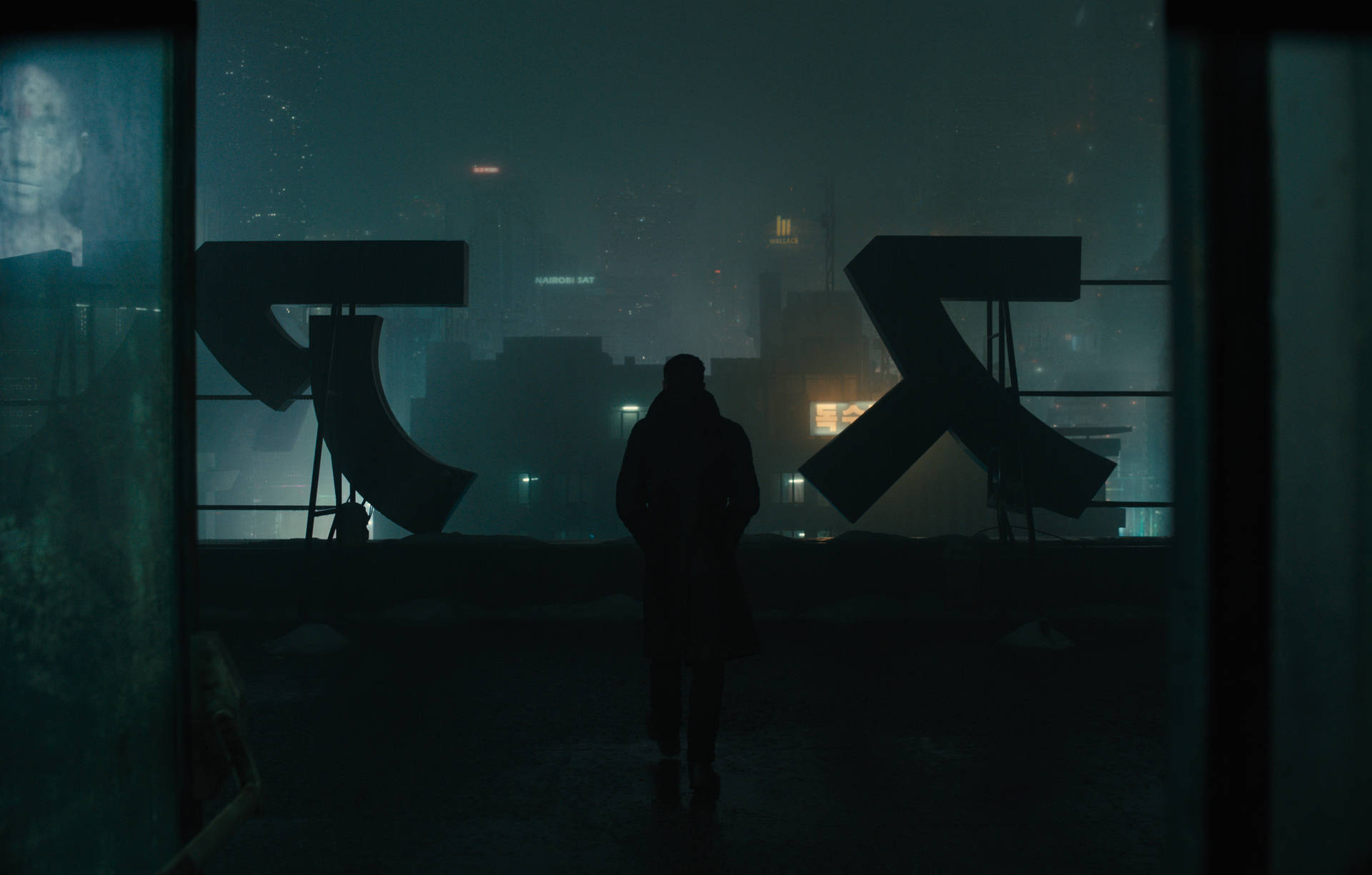 Mysterious Officer K Blade Runner 2049 4k Background