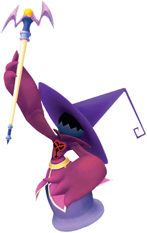 Mysterious Purple Wizard Character PNG