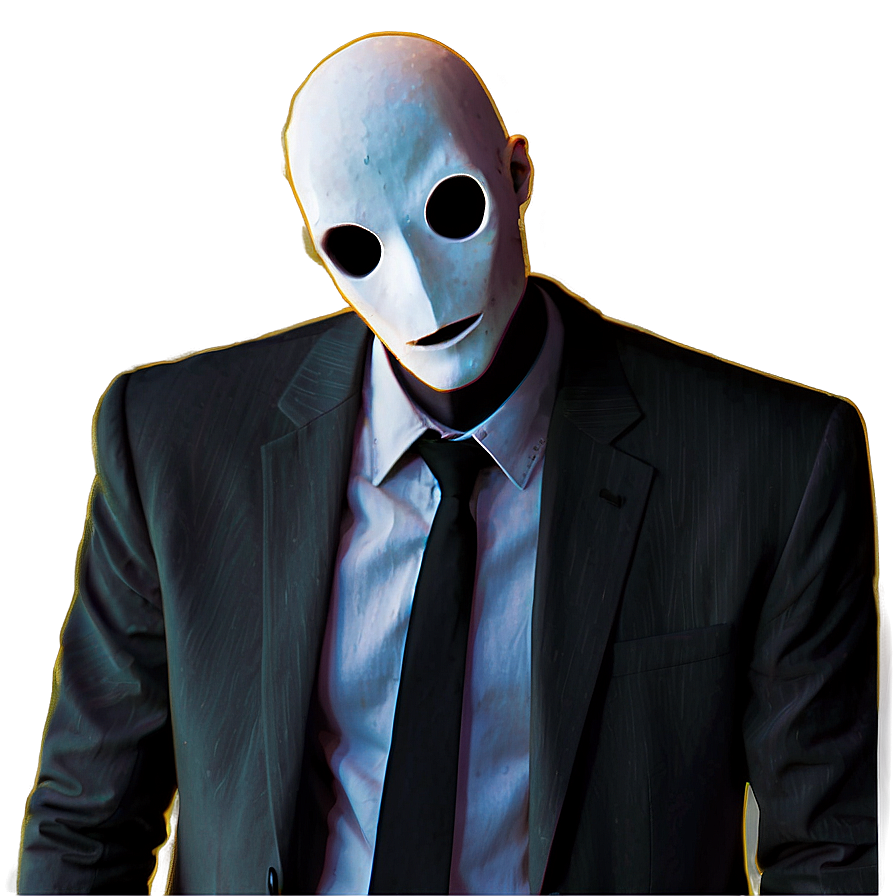 Download Mysterious Slender Man Png Lsd | Wallpapers.com