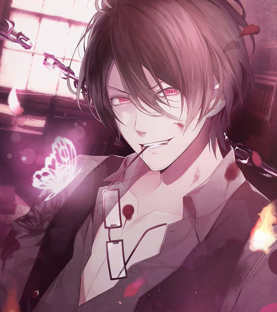 Personaje Anime Sonriente Y Misterioso Fondo de pantalla