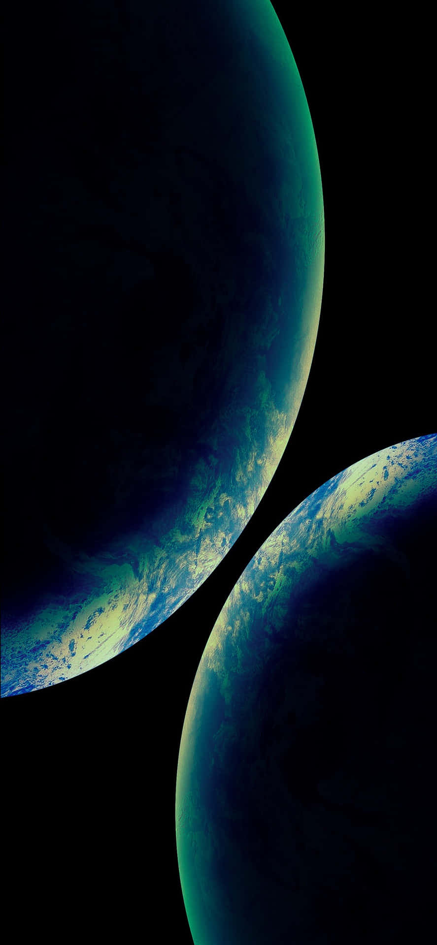 Mysterious_ Twin_ Planets_ Art Wallpaper
