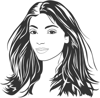 Mysterious Woman Silhouette PNG