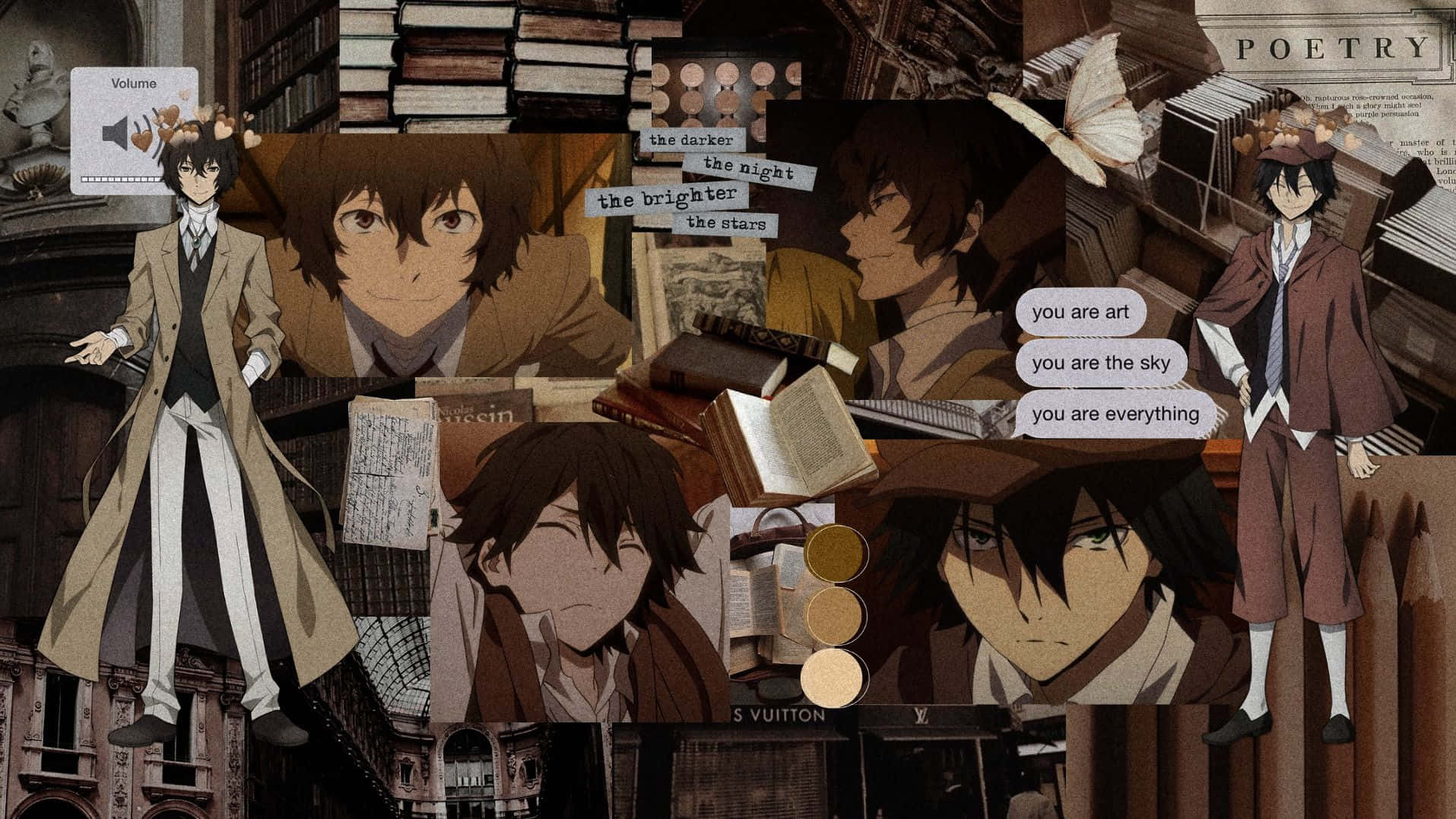 Mysterious Yet Enlightened - Portrait Of Ranpo Edogawa Wallpaper