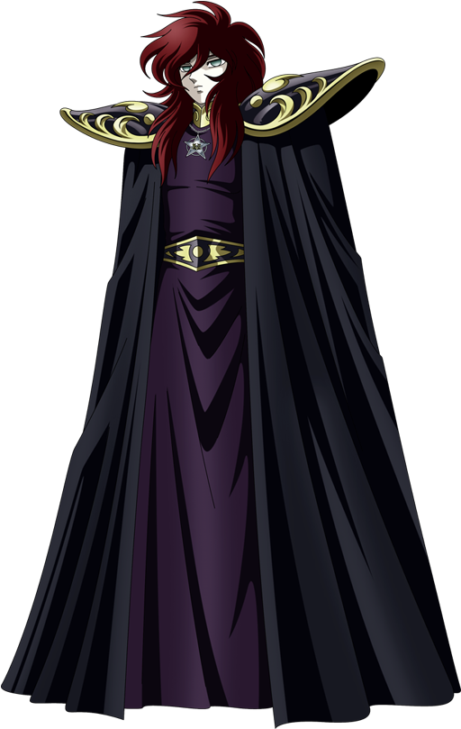Mysterious_ Anime_ Character_in_ Black_ Robe PNG