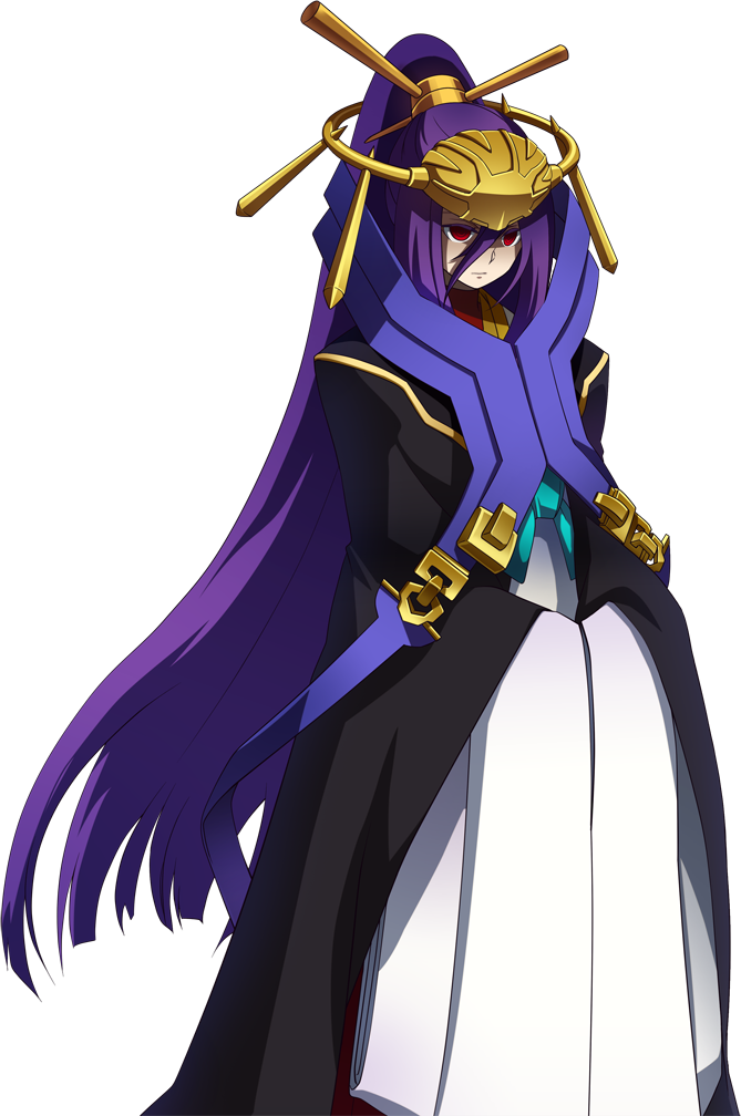 Mysterious_ Anime_ Character_with_ Golden_ Crown PNG