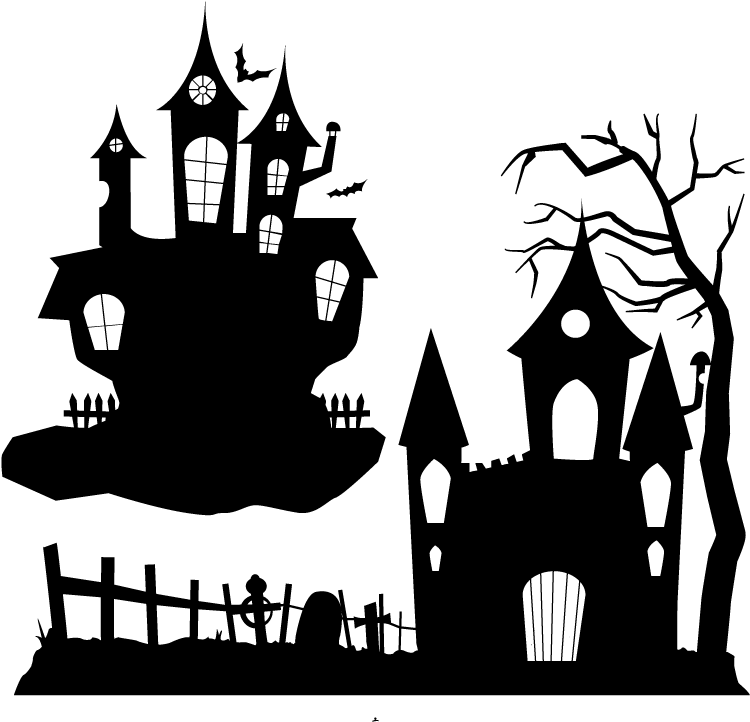 Mysterious_ Castle_ Silhouette.png PNG