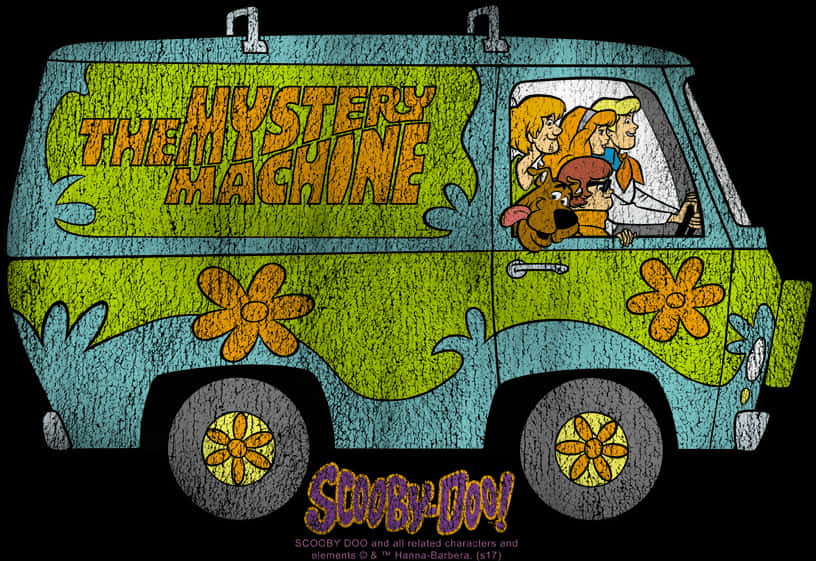 Mystery Machine Scooby Doo Team PNG