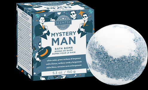 Mystery Man Bath Bomb Product PNG