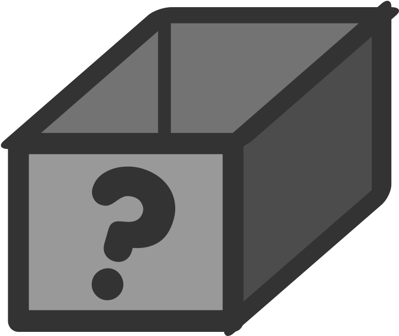 Mystery Question Box Icon PNG