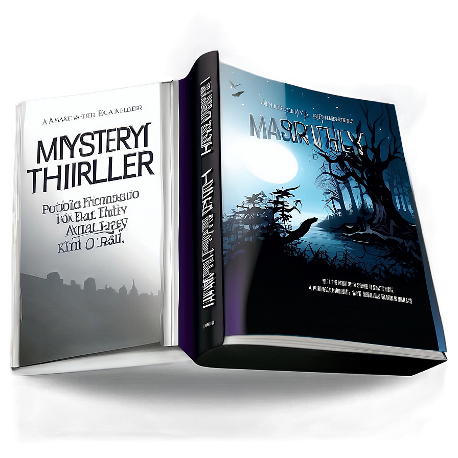 Mystery Thriller Book Jacket Png 94 PNG