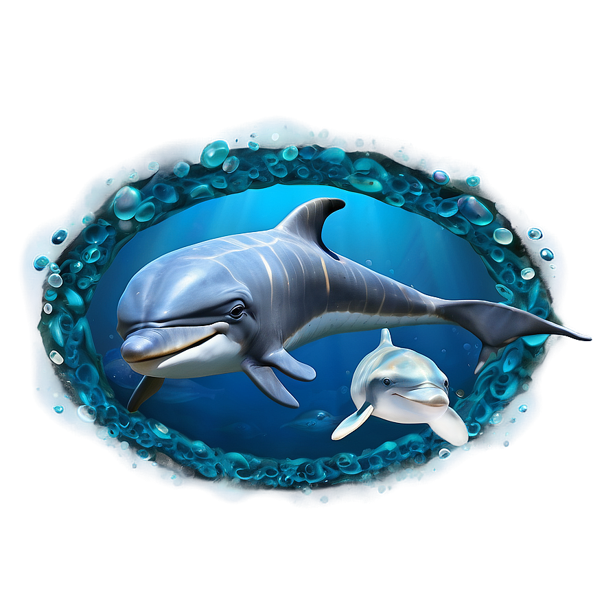 Download Mystic Dolphins Png 44 | Wallpapers.com