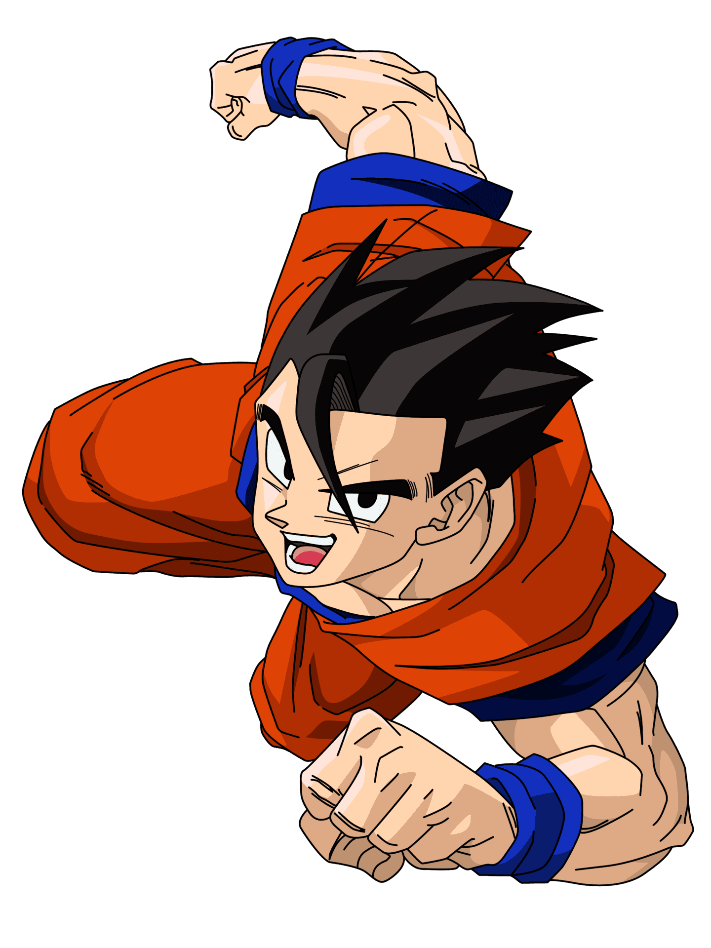 Mystic Gohan Showcasing His Immense Power In A Captivating Display. Wallpaper