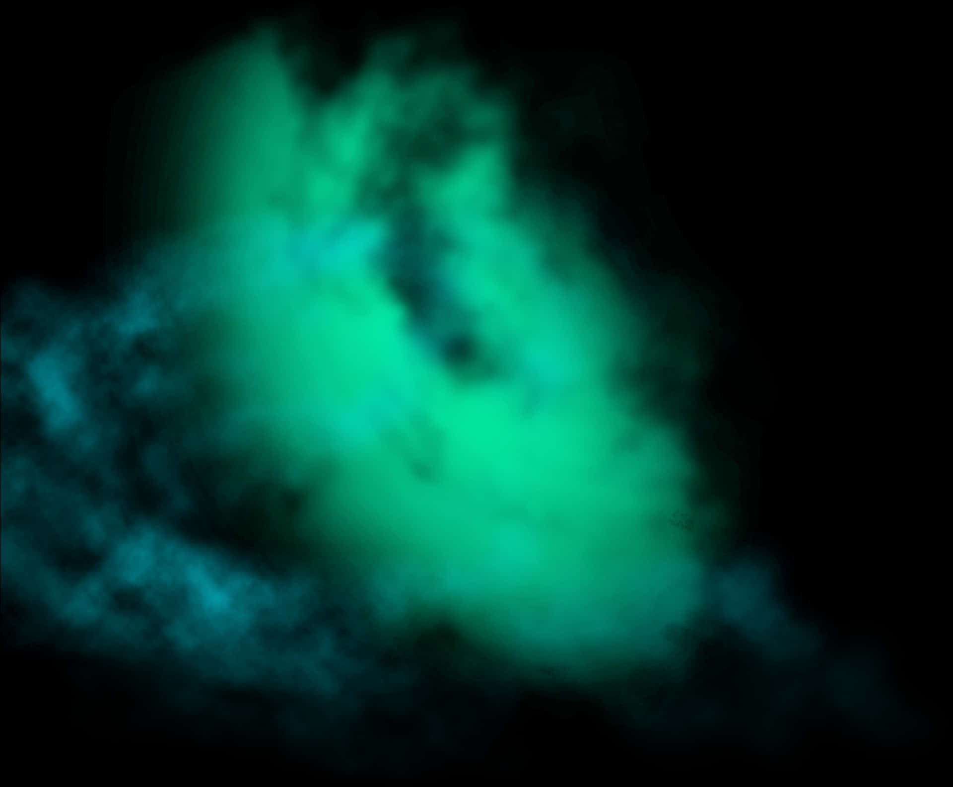 Mystic_ Green_ Fog_ Abstract PNG