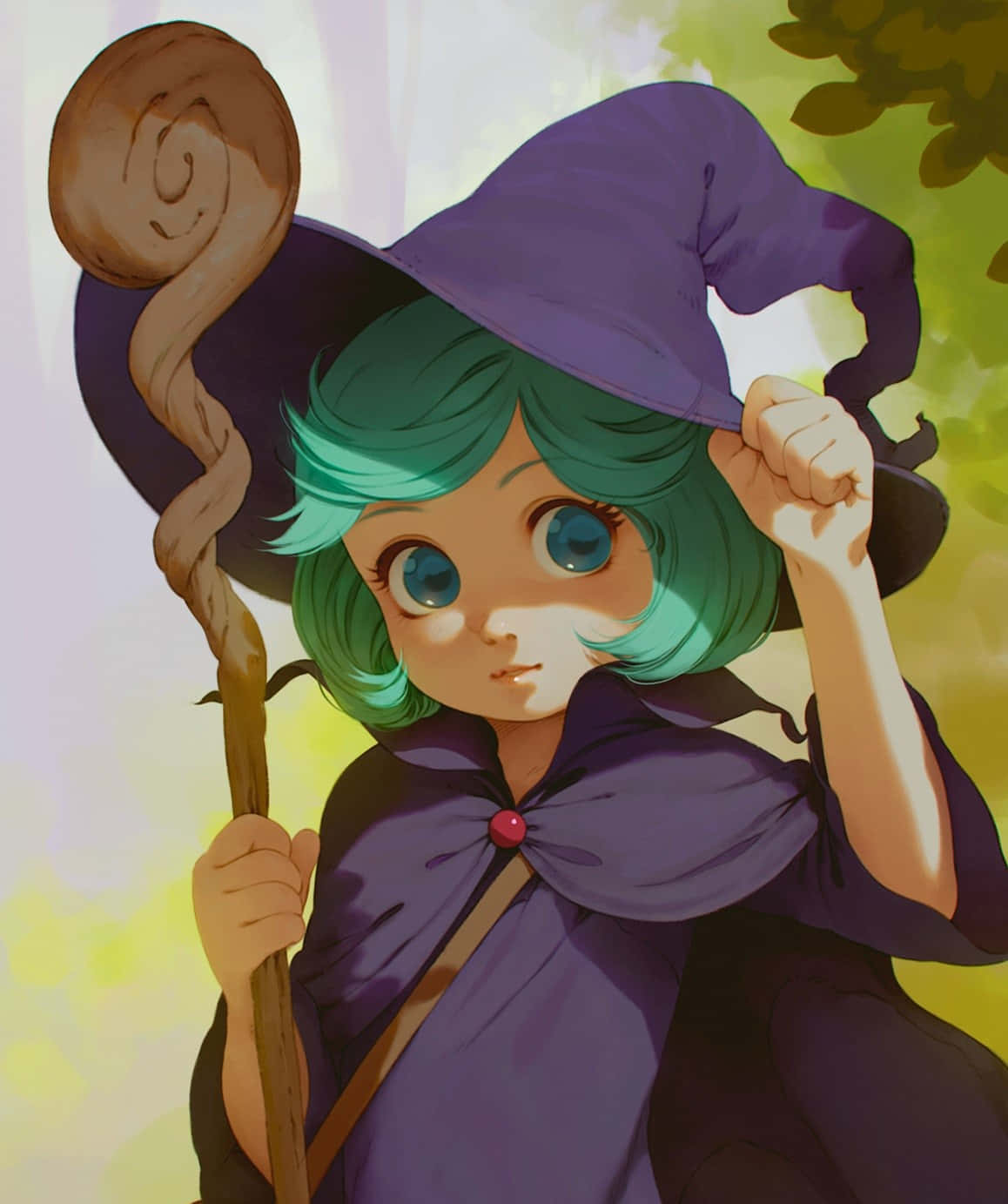 Mystic Mage Schierke From Berserk Anime Wallpaper