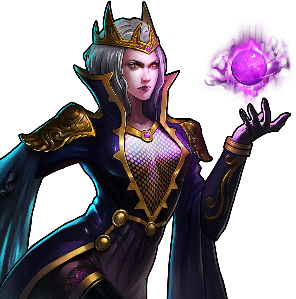 Mystic Sorceress Casting Spell PNG