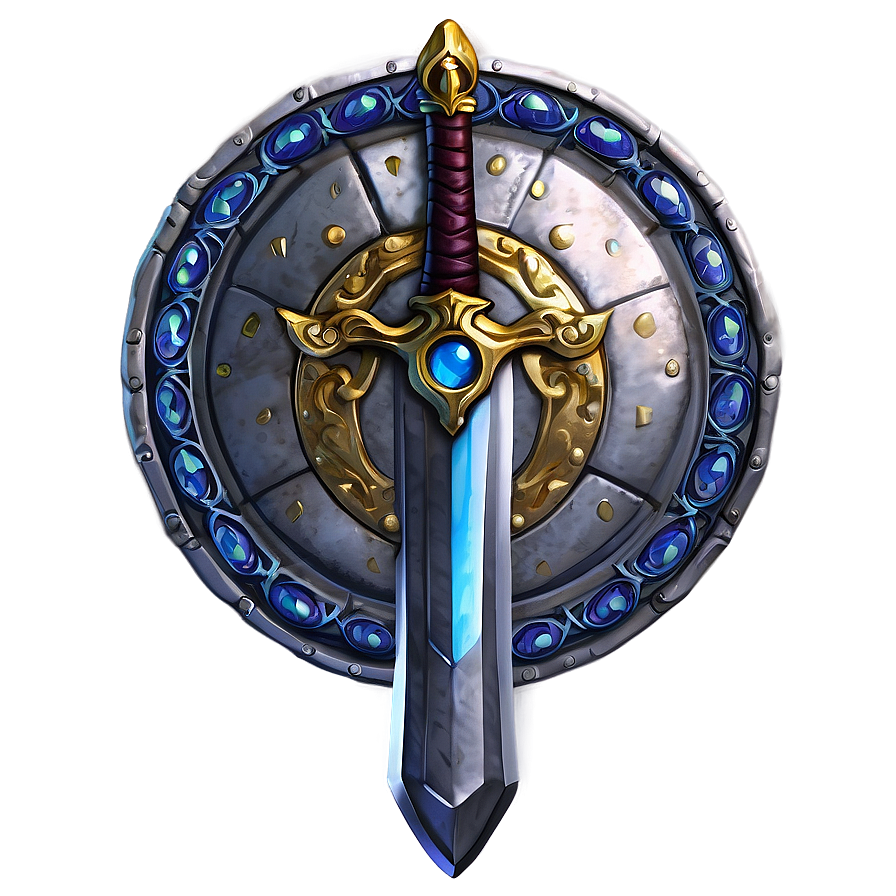 Mystic Sword And Shield Png 65 PNG