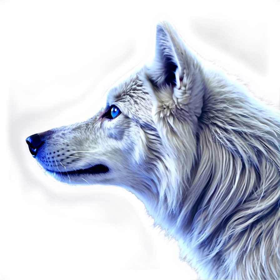 Mystic Wolf With Blue Eyes Png Cbf PNG