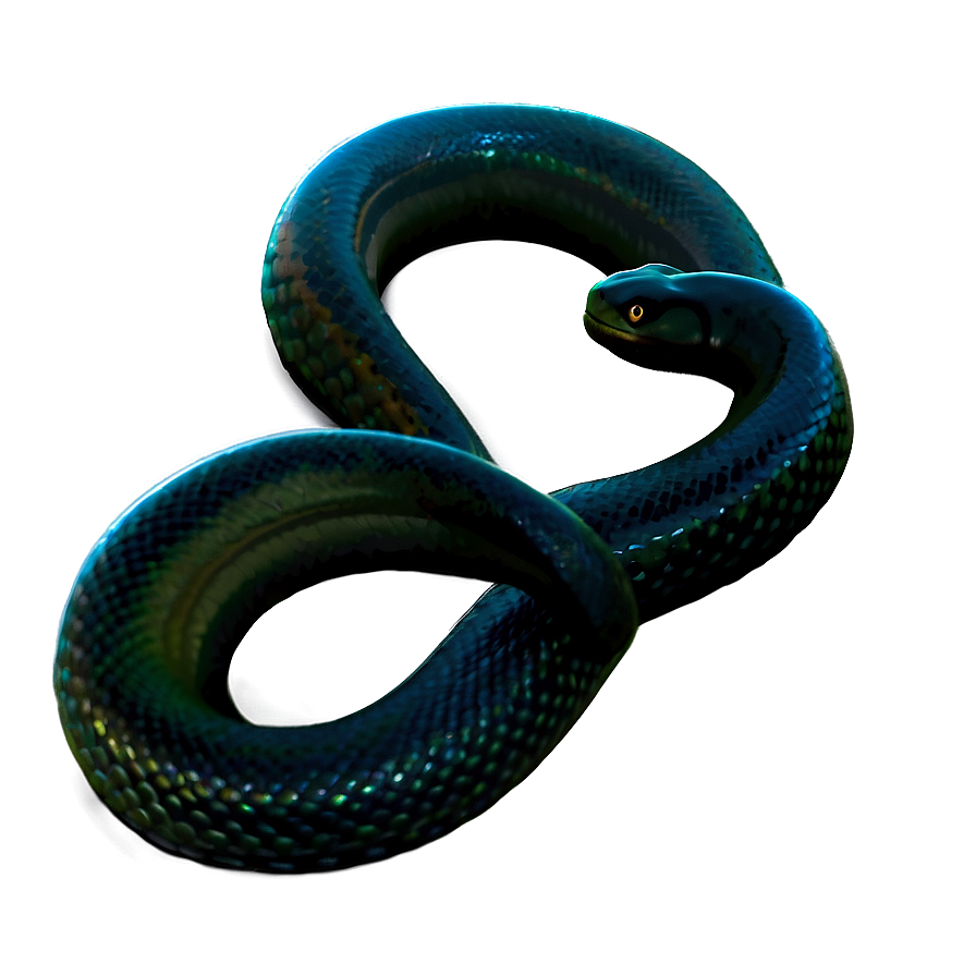 Mystical Black Snake Png Phs PNG