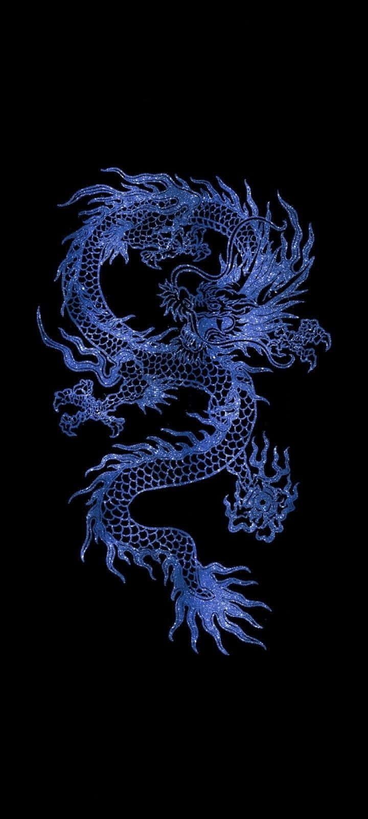 Mystical_ Blue_ Dragon_ Artwork Wallpaper