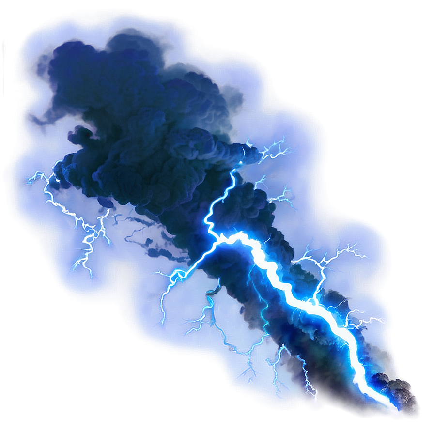 Mystical Blue Lightning Png Mtq14 PNG