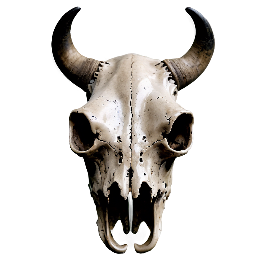 Mystical Cow Skull Png 06132024 PNG