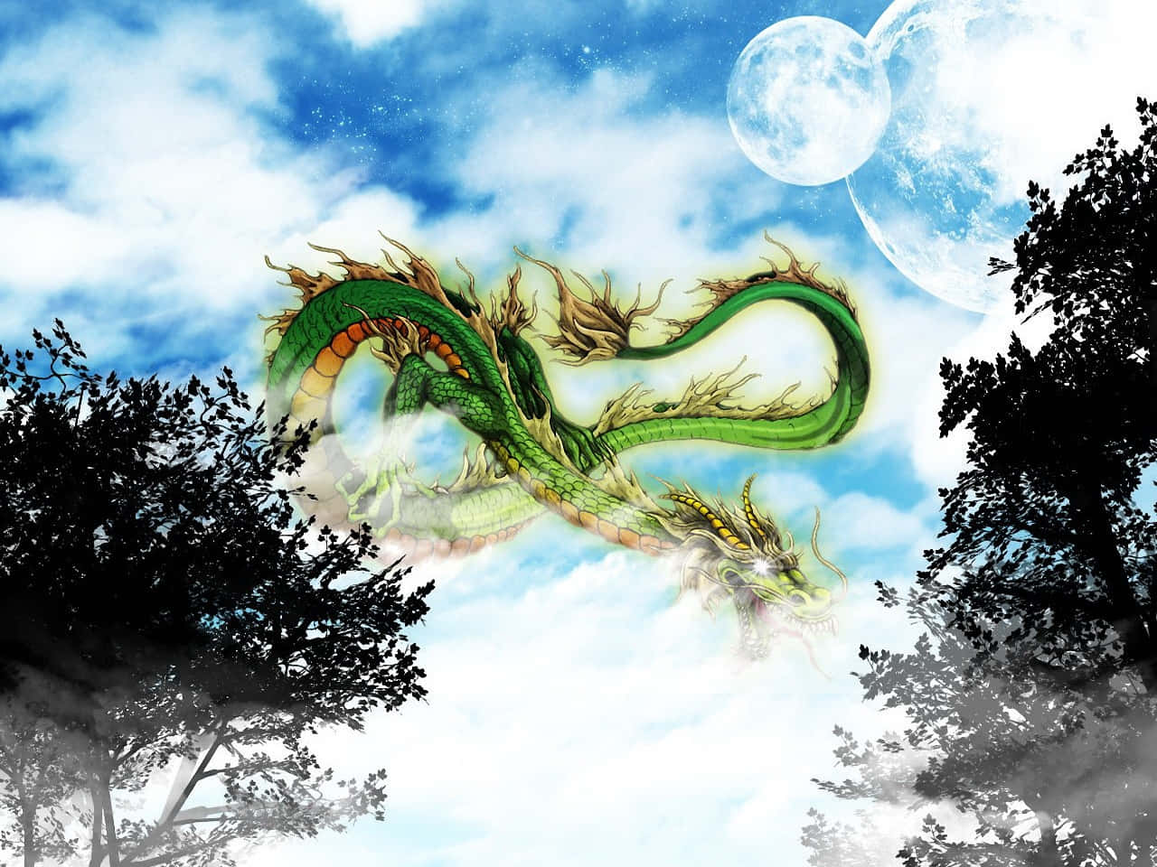 Mystical_ Dragon_ Flight_ Under_ Moonlight.jpg Wallpaper