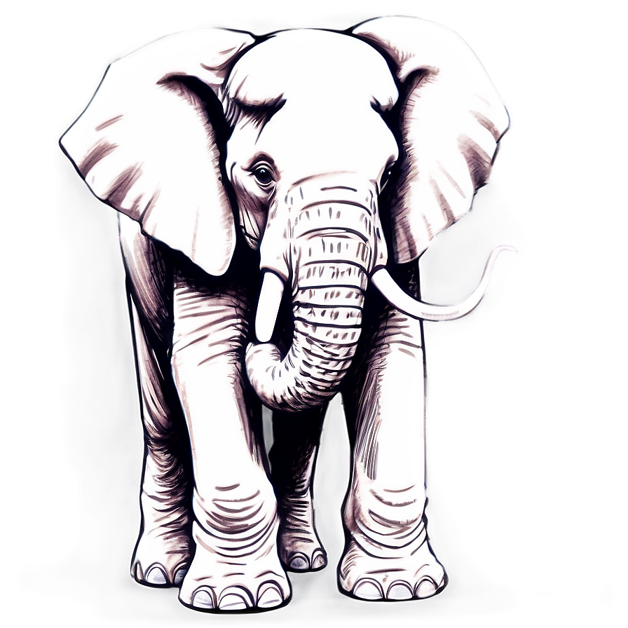 Mystical Elephant Fantasy Art Png 05032024 PNG