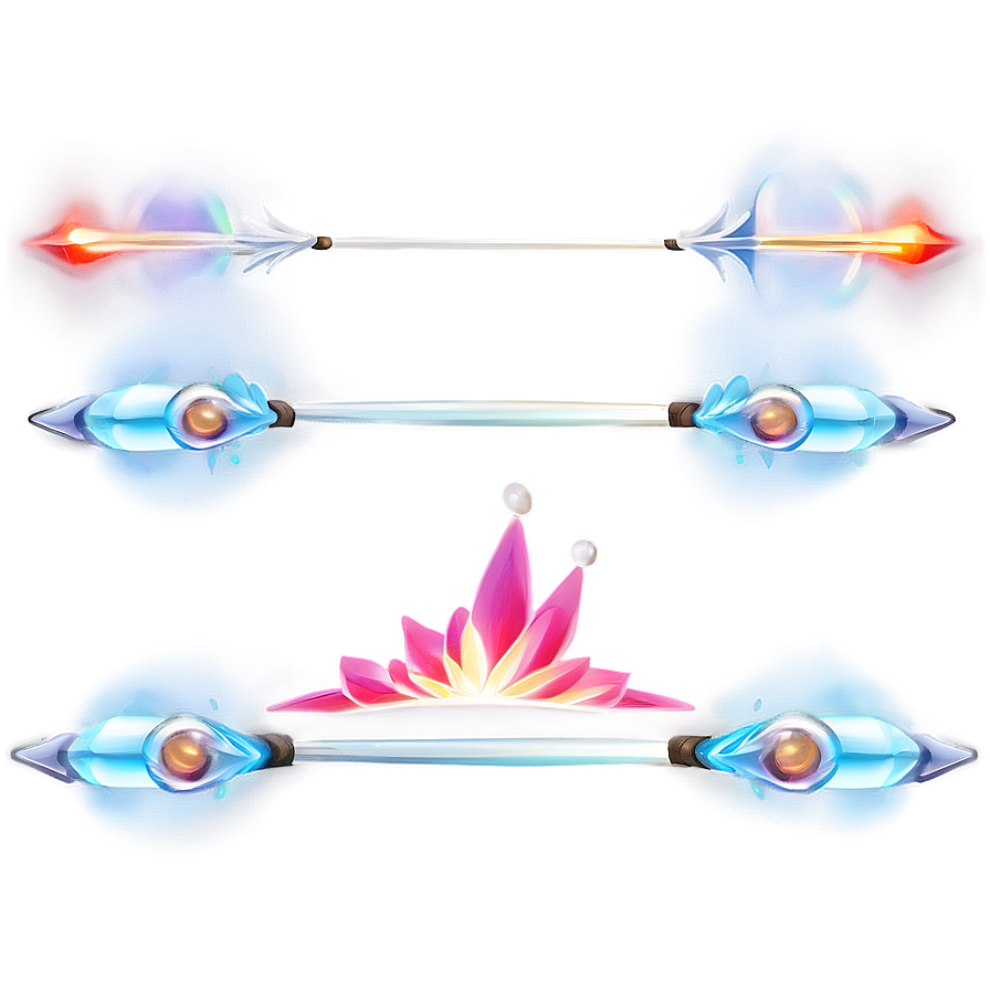 Mystical_ Energy_ Arrows_and_ Lotus PNG