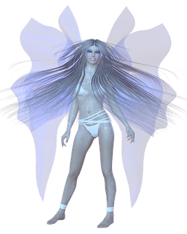 Mystical_ Fairy_ Figure PNG