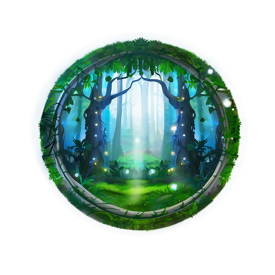 Mystical Fairy Forest Png Sbf PNG