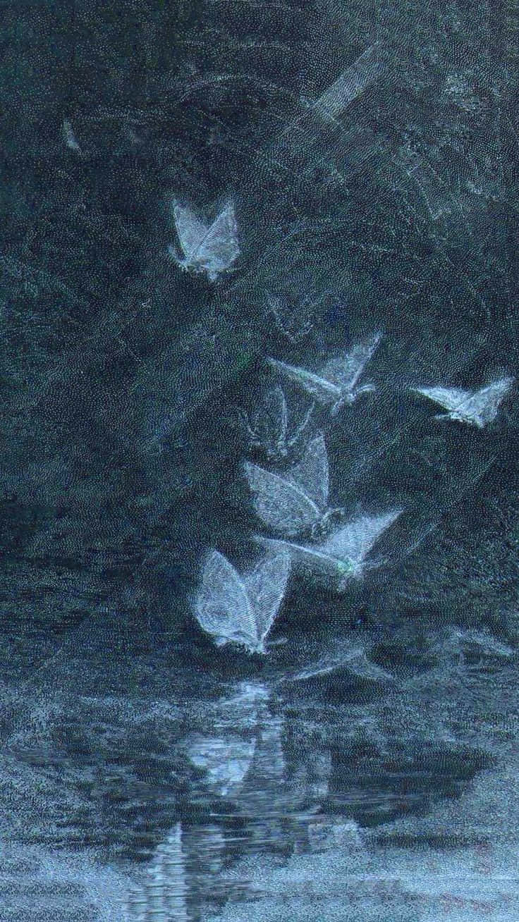 Mystical_ Fairy_ Grunge_ Moths Wallpaper
