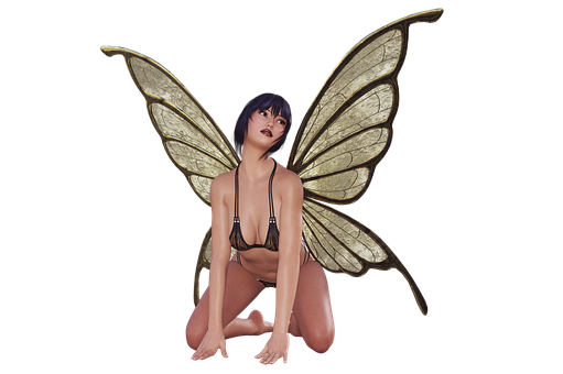 Mystical_ Fairy_ Pose PNG