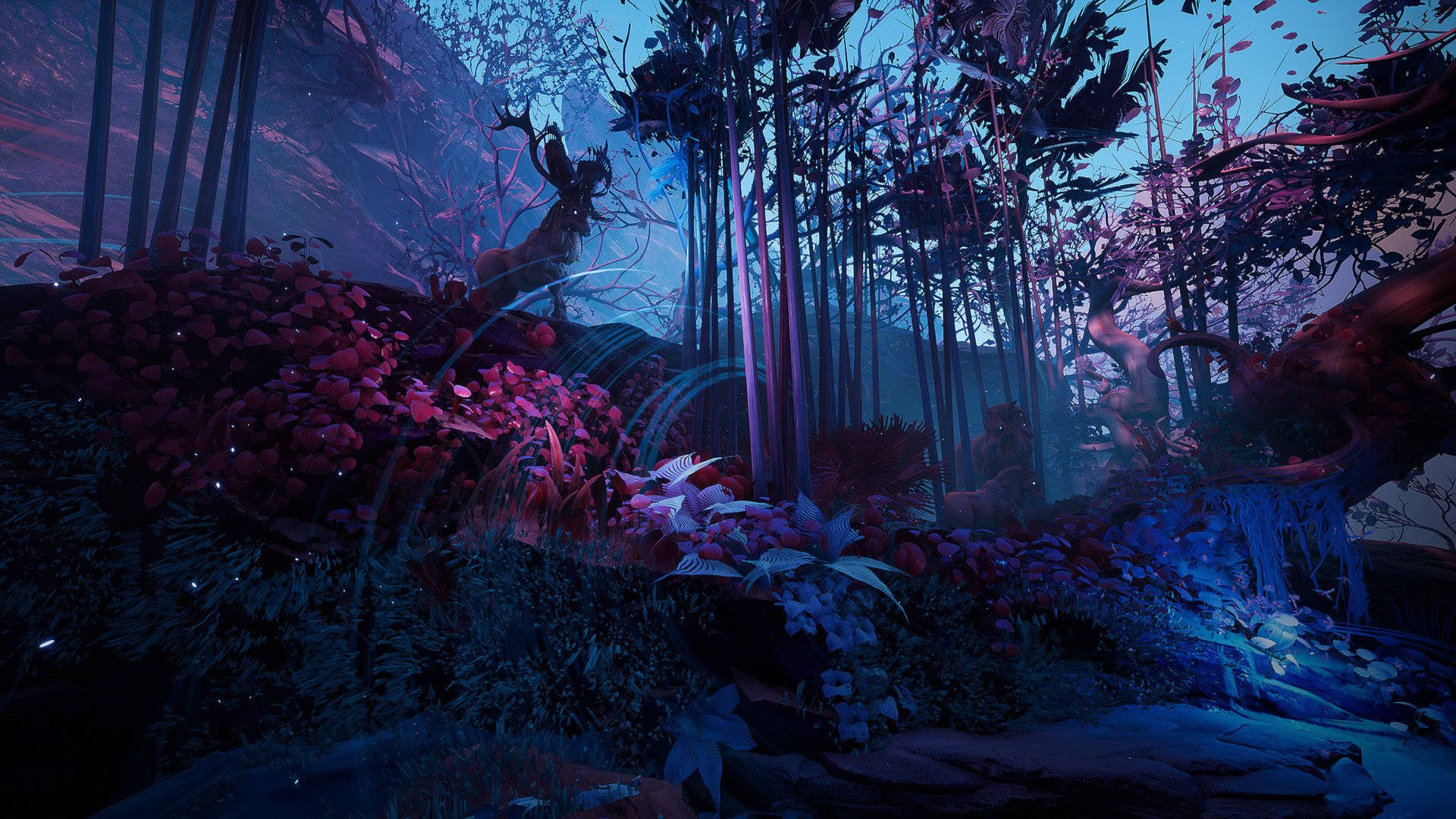 Get lost in the Mystical Forest Wallpaper
