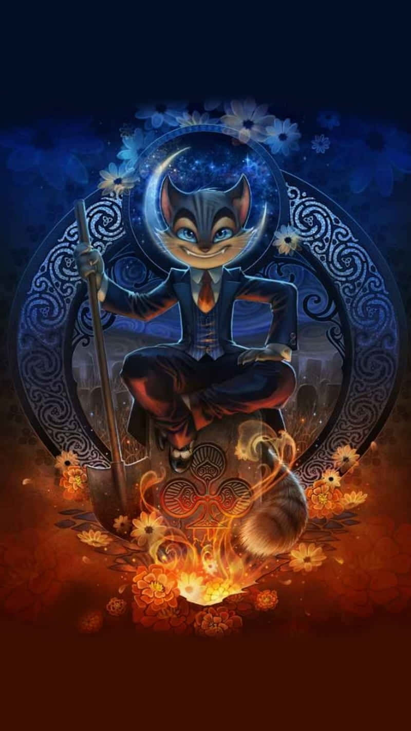 Mystical Fox Sorcerer Wallpaper