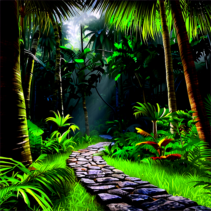 Mystical Jungle Path Png Pjs PNG