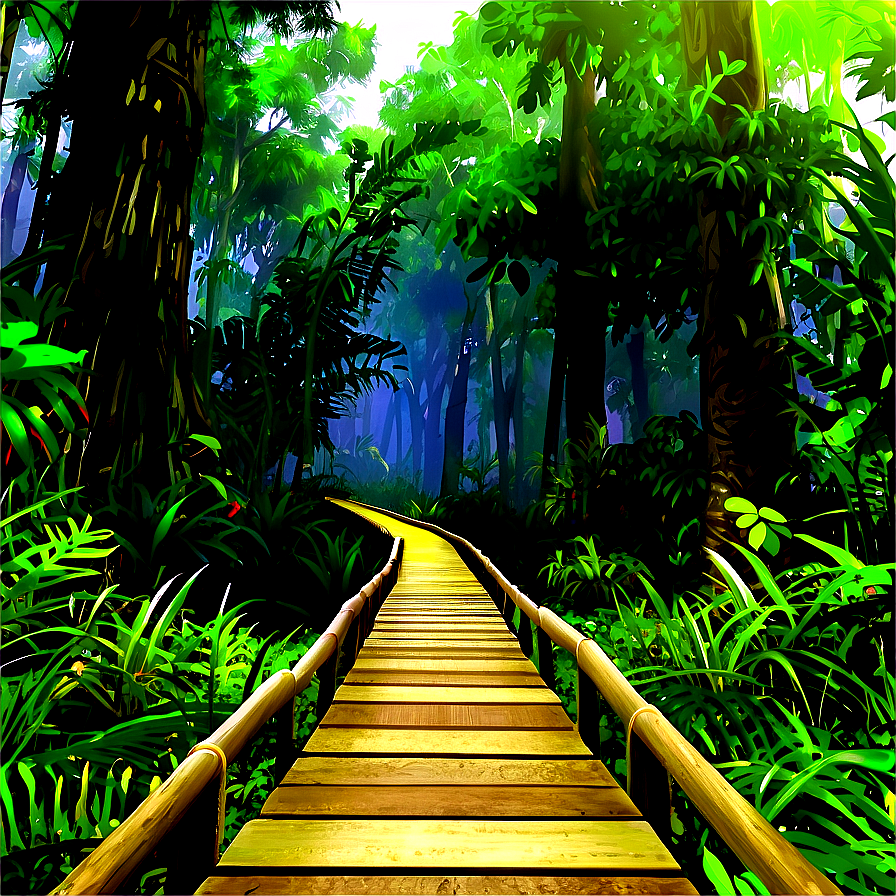 Mystical Jungle Path Png Qwk81 PNG