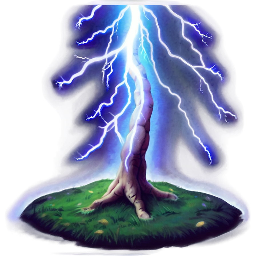 Mystical Lightning Power Png 04292024 PNG