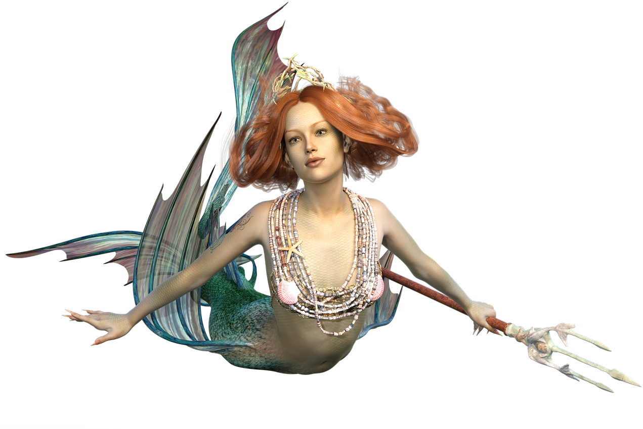 Mystical Mermaid Fantasy PNG